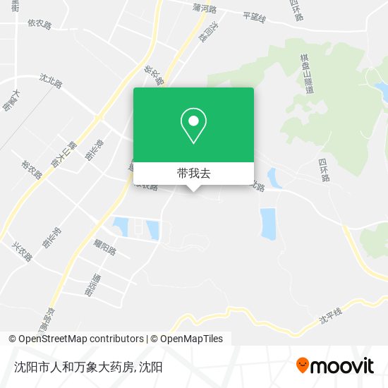 沈阳市人和万象大药房地图