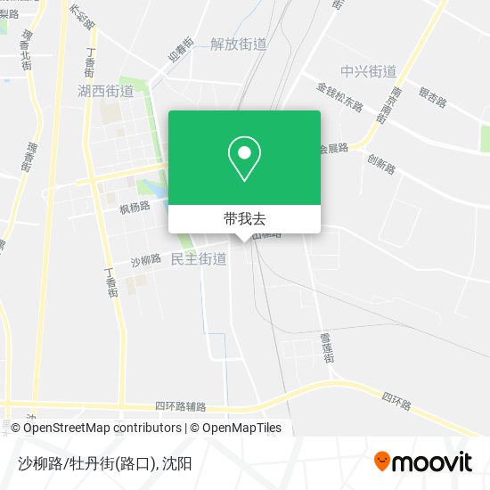 沙柳路/牡丹街(路口)地图