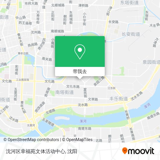 沈河区幸福苑文体活动中心地图