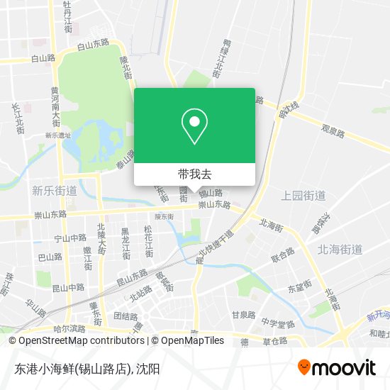东港小海鲜(锡山路店)地图