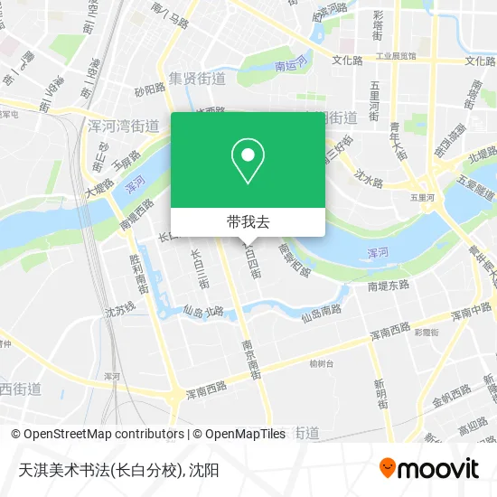 天淇美术书法(长白分校)地图