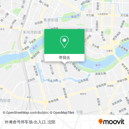外滩叁号停车场-出入口地图