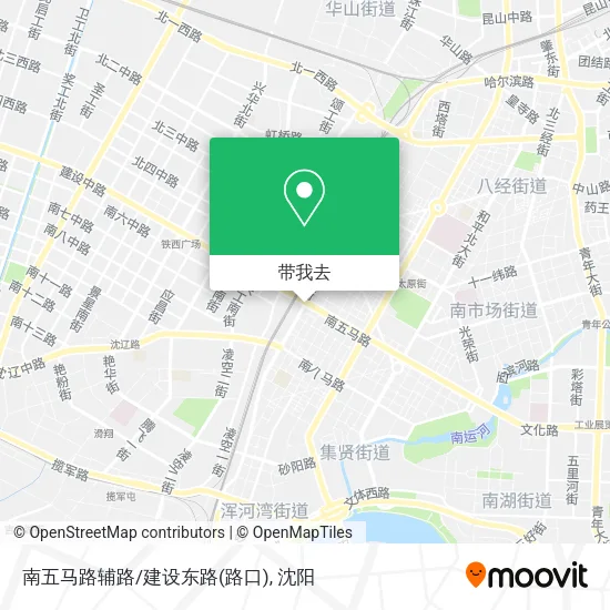 南五马路辅路/建设东路(路口)地图