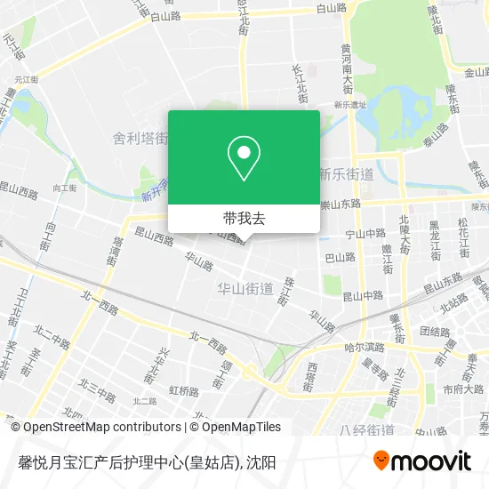 馨悦月宝汇产后护理中心(皇姑店)地图