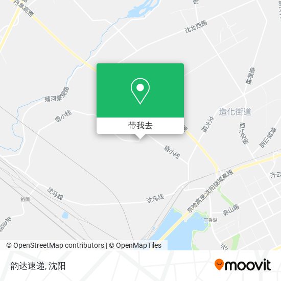 韵达速递地图