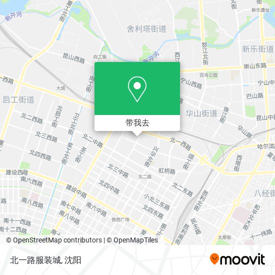 北一路服装城地图
