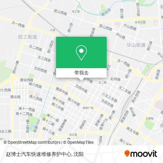 赵博士汽车快速维修养护中心地图
