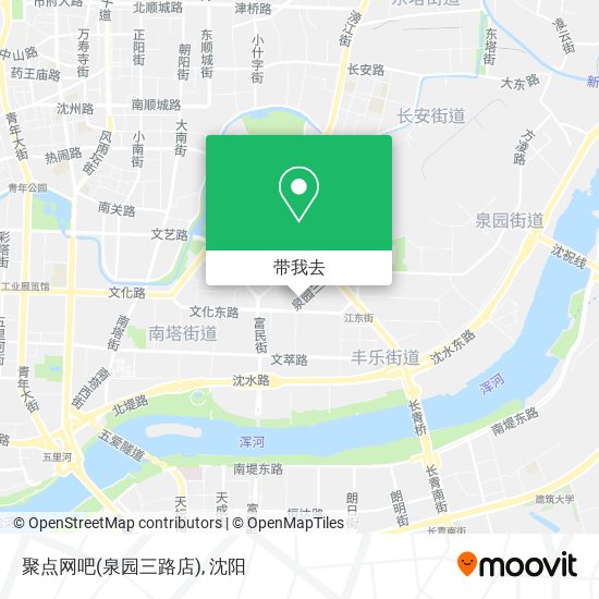 聚点网吧(泉园三路店)地图