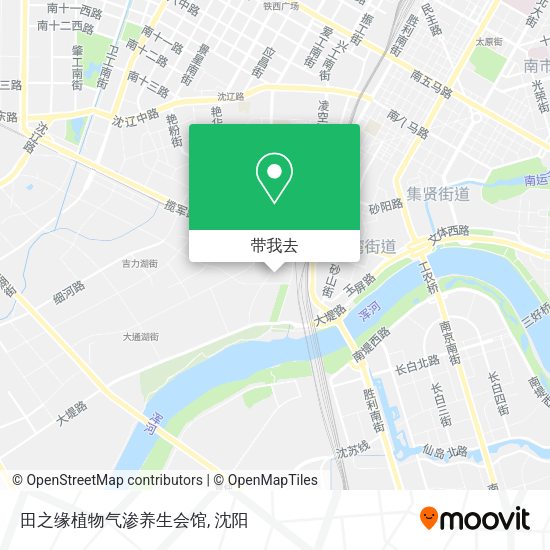 田之缘植物气渗养生会馆地图