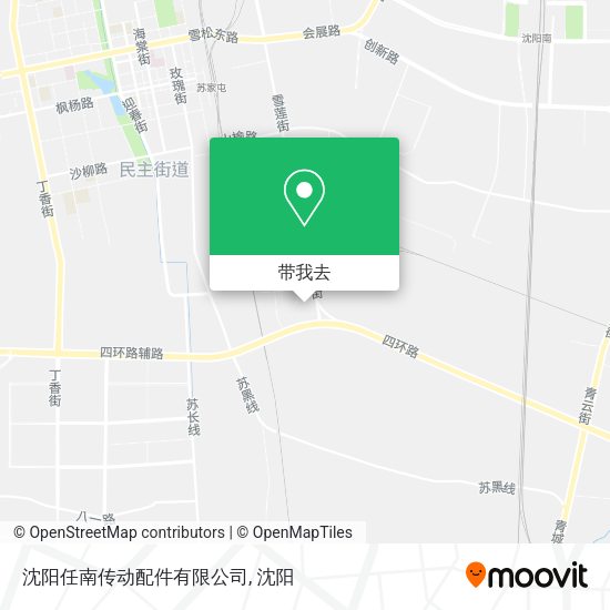 沈阳任南传动配件有限公司地图