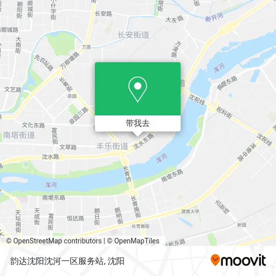 韵达沈阳沈河一区服务站地图