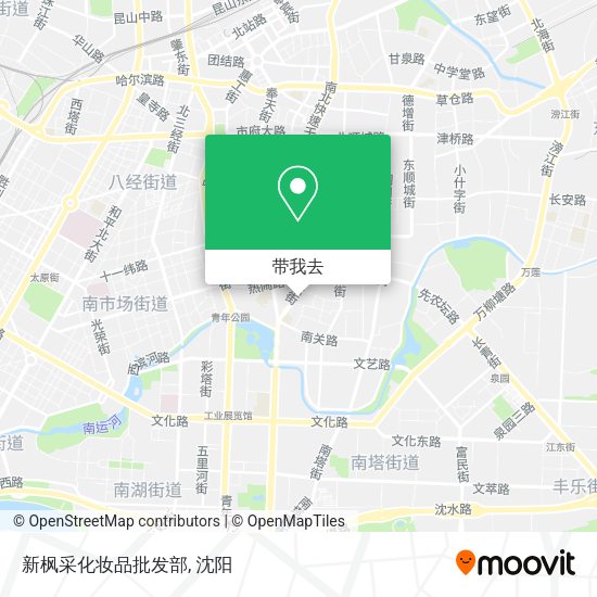 新枫采化妆品批发部地图
