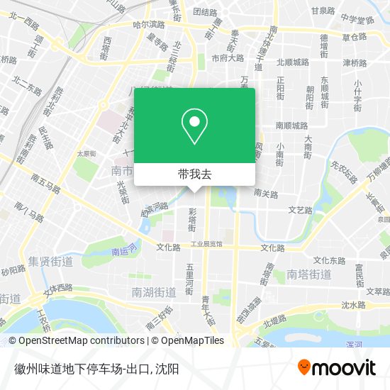 徽州味道地下停车场-出口地图