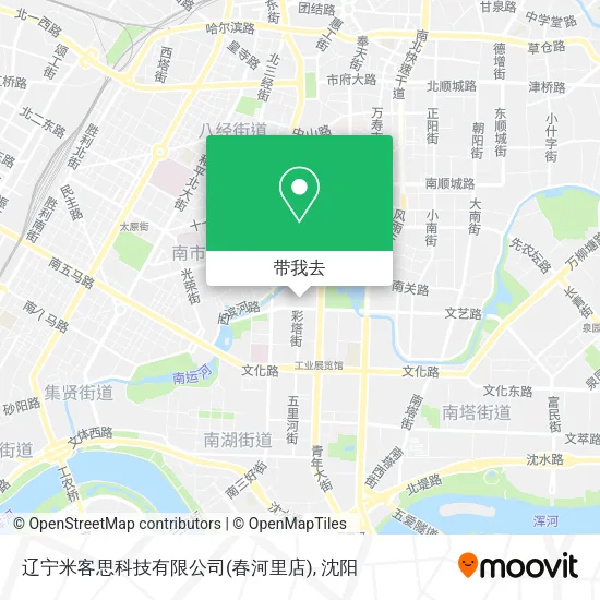 辽宁米客思科技有限公司(春河里店)地图