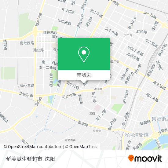 鲜美滋生鲜超市地图