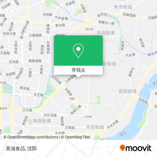美滋食品地图