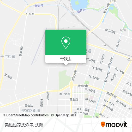 美滋滋凉皮炸串地图