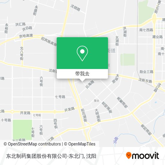 东北制药集团股份有限公司-东北门地图