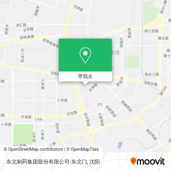 东北制药集团股份有限公司-东北门地图