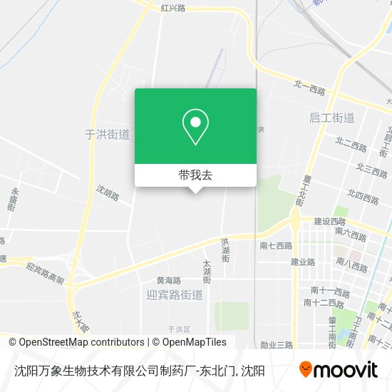 沈阳万象生物技术有限公司制药厂-东北门地图