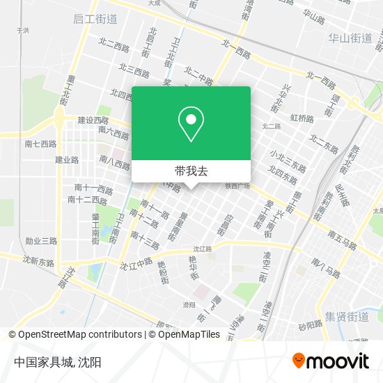 中国家具城地图