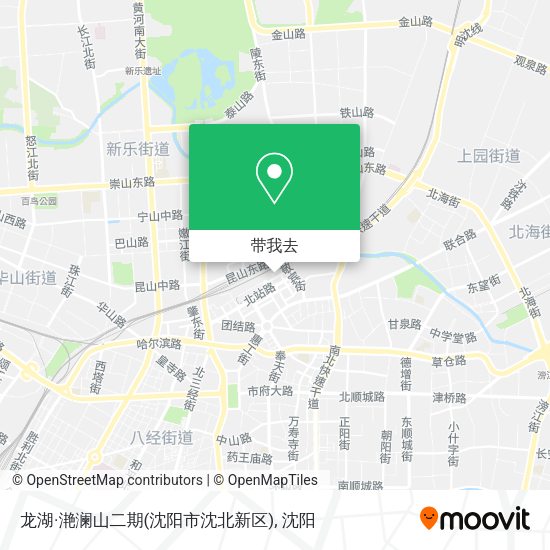 龙湖·滟澜山二期(沈阳市沈北新区)地图