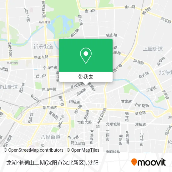 龙湖·滟澜山二期(沈阳市沈北新区)地图