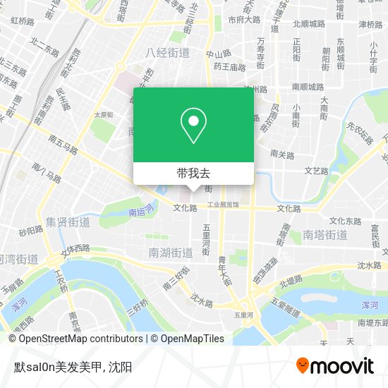 默sal0n美发美甲地图