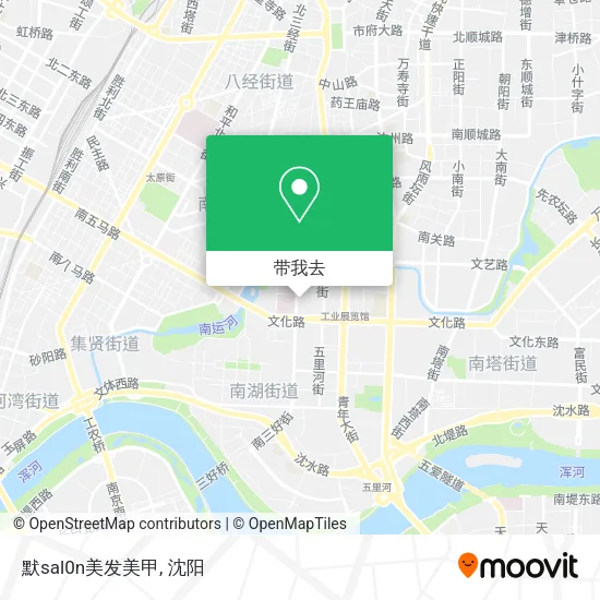默sal0n美发美甲地图