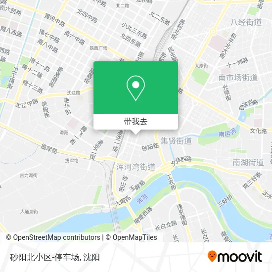 砂阳北小区-停车场地图