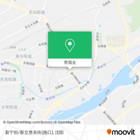 新宁街/新立堡东街(路口)地图