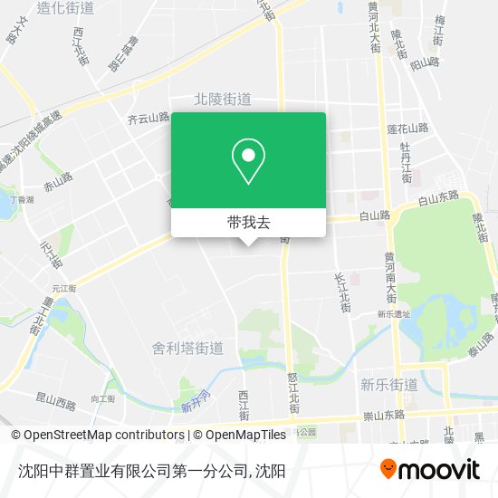 沈阳中群置业有限公司第一分公司地图