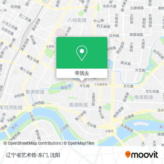 辽宁省艺术馆-东门地图