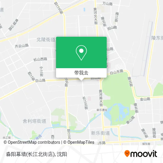 淼阳幕墙(长江北街店)地图