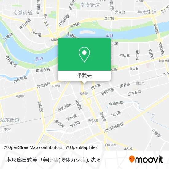 琳玫廊日式美甲美睫店(奥体万达店)地图