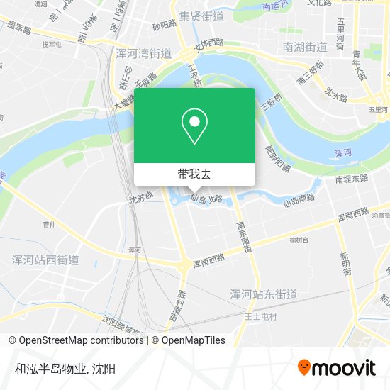 和泓半岛物业地图