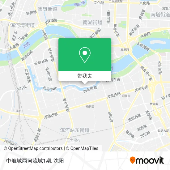 中航城两河流域1期地图