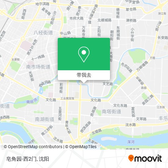 皂角园-西2门地图