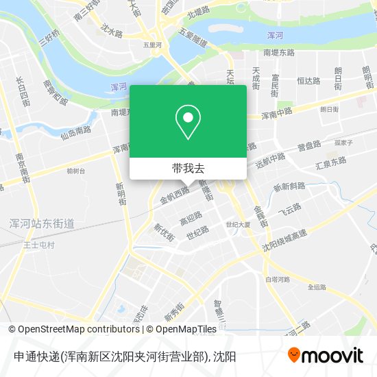 申通快递(浑南新区沈阳夹河街营业部)地图