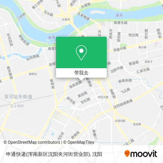 申通快递(浑南新区沈阳夹河街营业部)地图