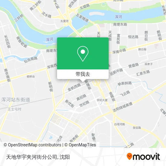 天地华宇夹河街分公司地图