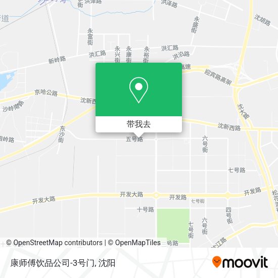 康师傅饮品公司-3号门地图