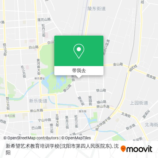 新希望艺术教育培训学校(沈阳市第四人民医院东)地图