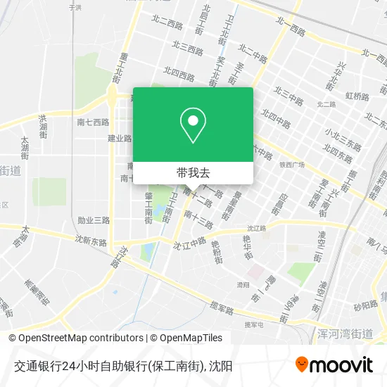 交通银行24小时自助银行(保工南街)地图