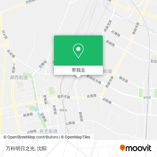 万科明日之光地图