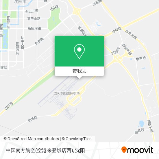 中国南方航空(空港来登饭店西)地图