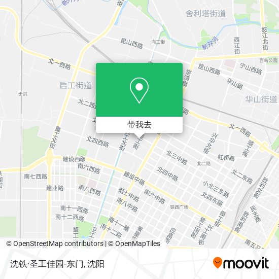 沈铁·圣工佳园-东门地图