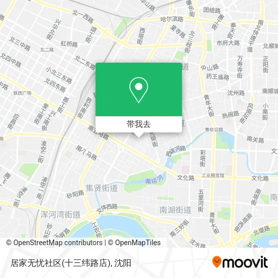 居家无忧社区(十三纬路店)地图