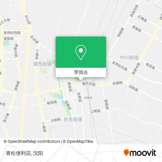 青松便利店地图