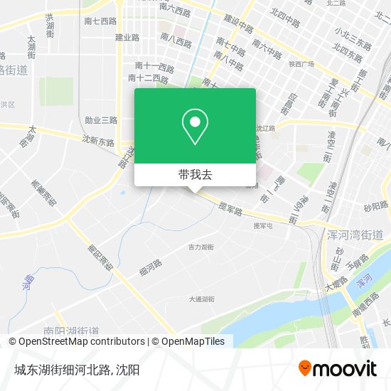 城东湖街细河北路地图